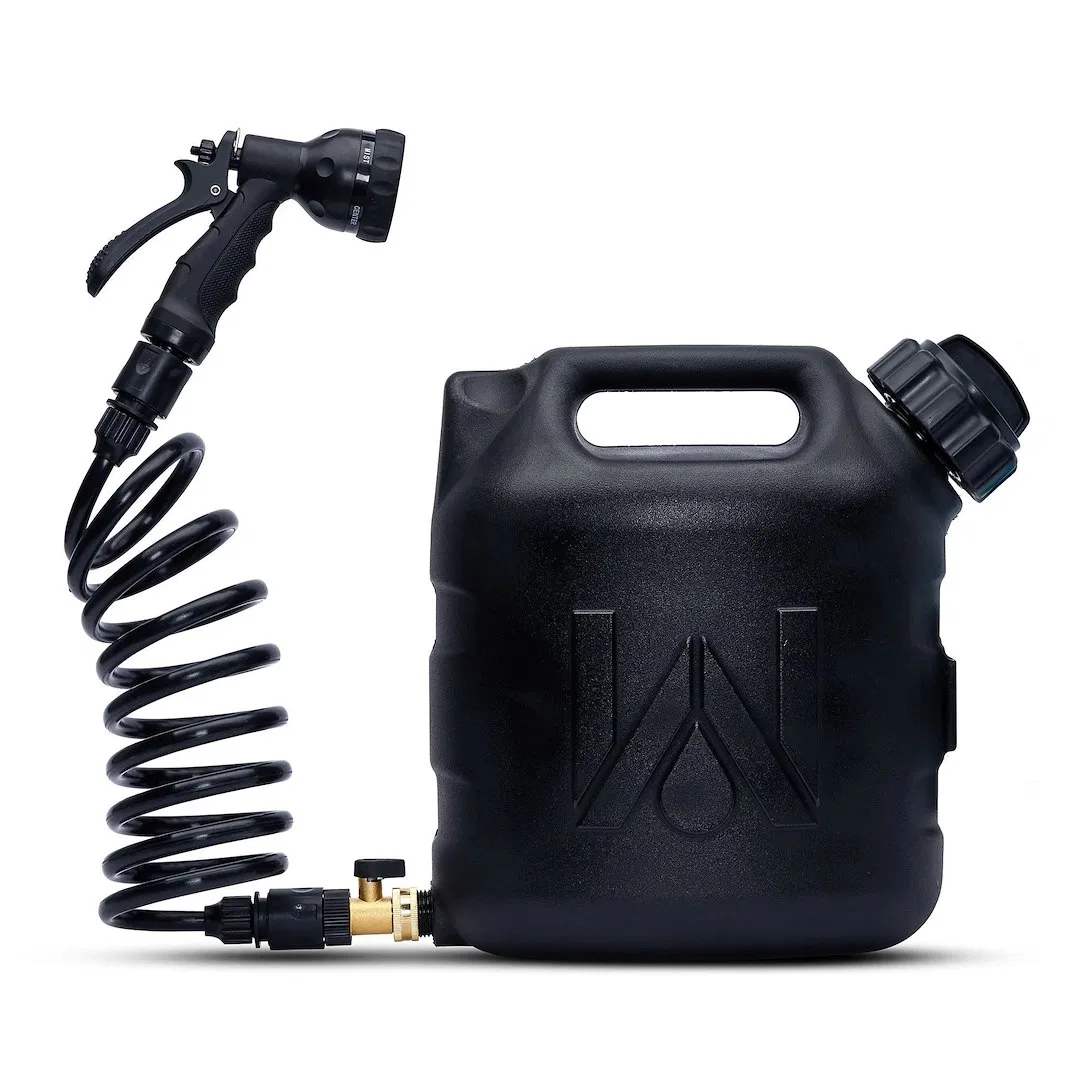 GL1250 – WATERPORT Camp Shower, 2 Gallon Capacity Manual Self-Pressurized With Garden Hose Or Pressurizing Pump Cap N...